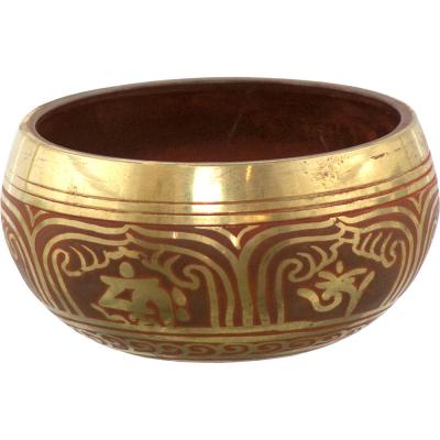 Red Endless Knot Tibetan Singing bowl - Lighten Up Shop