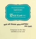 Conscious Ink Manifestation Tattoo - Lighten Up Shop