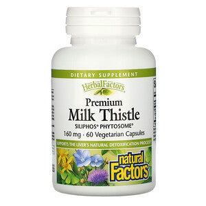 Premium Milk Thistle 160mg 60 Capsules - Lighten Up Shop