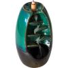 Incense Backflow Burner Ceramic Brown/Blue - Lighten Up Shop