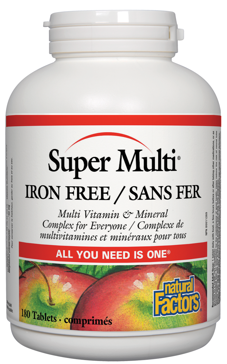 Super Multi Iron Free 180 tablets - Lighten Up Shop