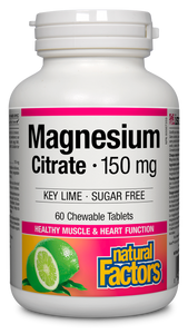 Magnesium Citrate 150mg 60 chewable - Lighten Up Shop