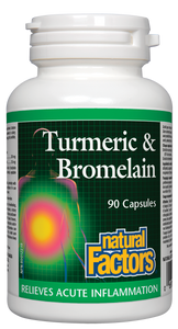 Turmeric and Bromelain 90 capsules - Lighten Up Shop