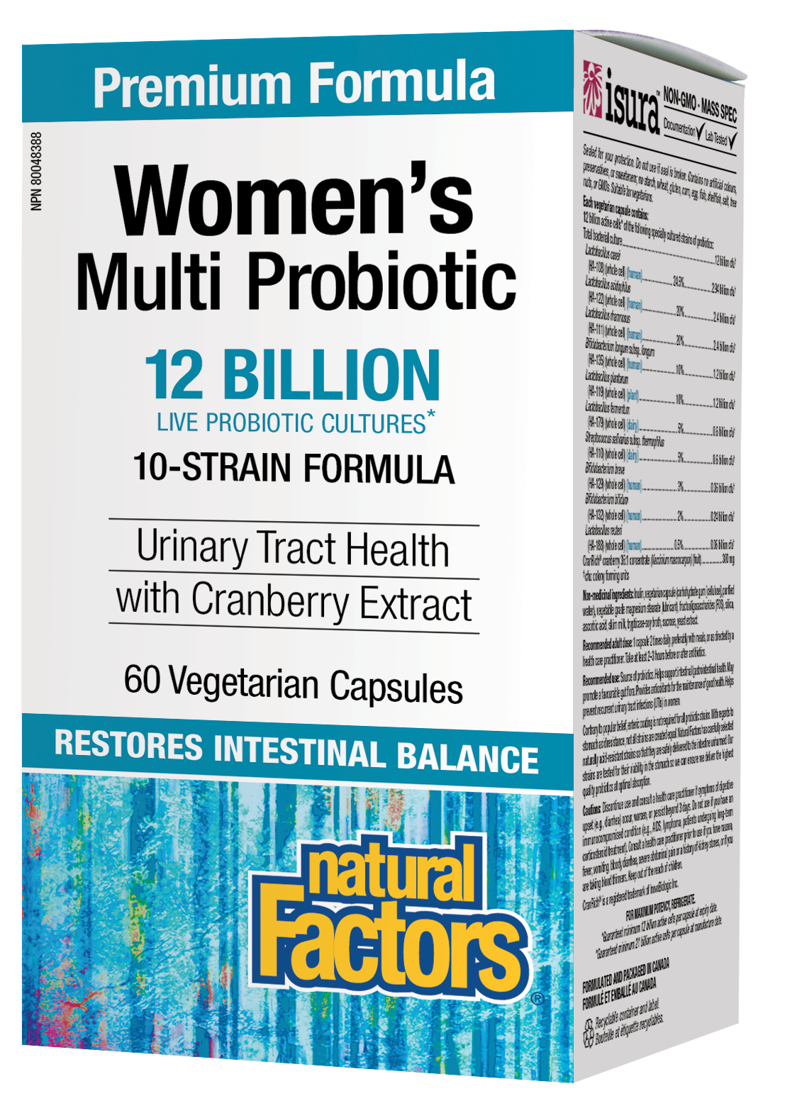 Women's Probiotic 12 billion 60 capsules - Lighten Up Shop