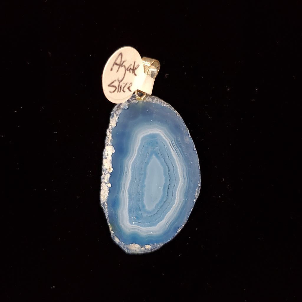 Agate Slice Pendant - Lighten Up Shop