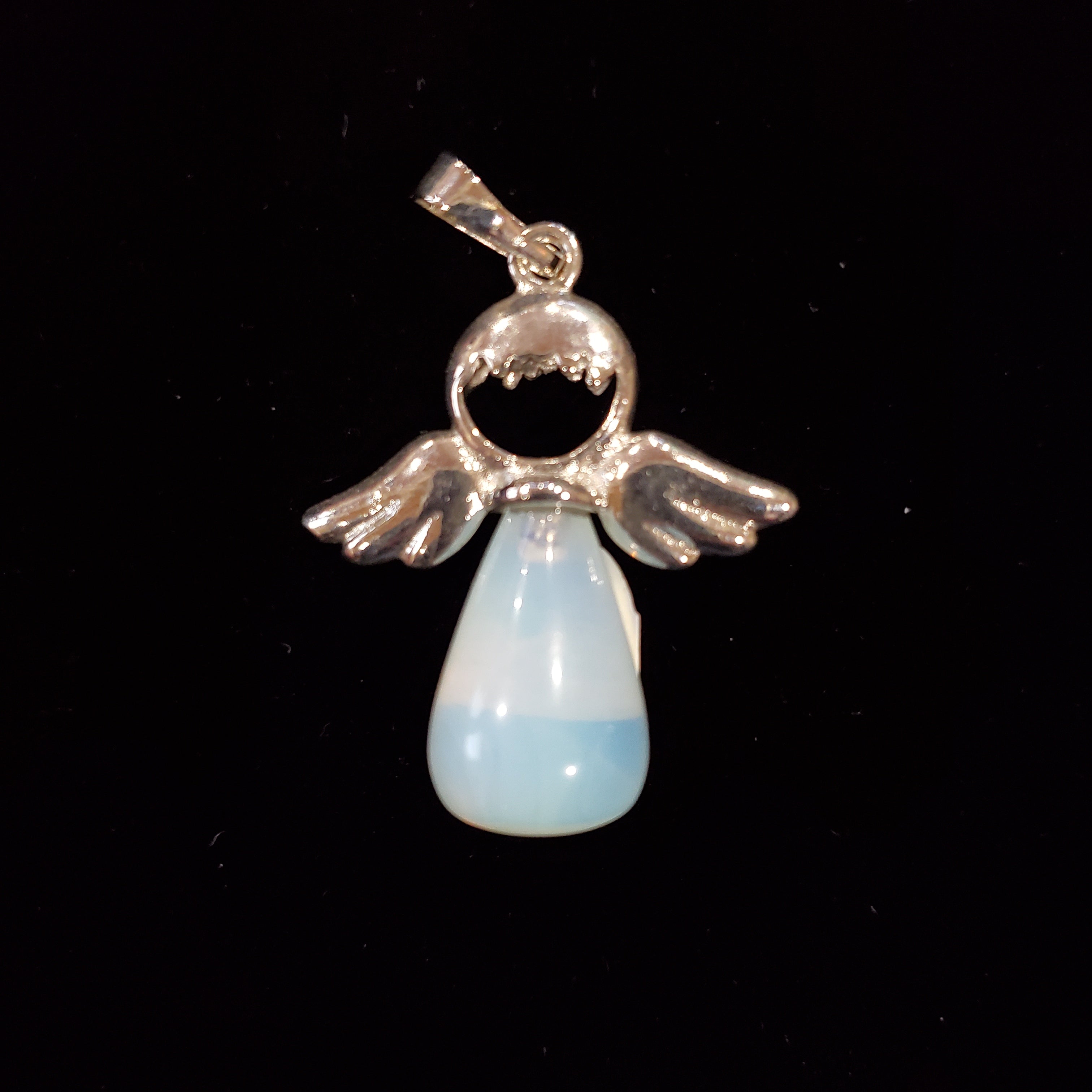 Opalite Angel Pendant - Lighten Up Shop