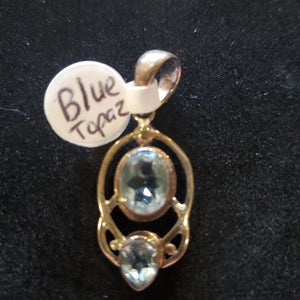 Blue Topaz Pendant - Lighten Up Shop