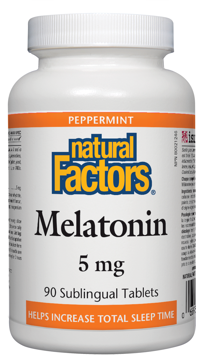 Melatonin 5mg 90 Sublingual Tablets - Lighten Up Shop