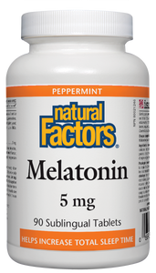 Melatonin 5mg 90 Sublingual Tablets - Lighten Up Shop