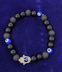 Evil Eye Lava Bracelet - Lighten Up Shop