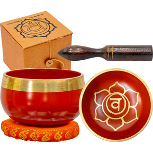 Singing Bowl Mini Sacral Chakra Orange - Lighten Up Shop