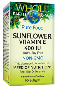 Sunflower Vitamin E 400IU 90 softgels - Lighten Up Shop