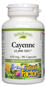 Cayenne 470mg 90 capsules - Lighten Up Shop