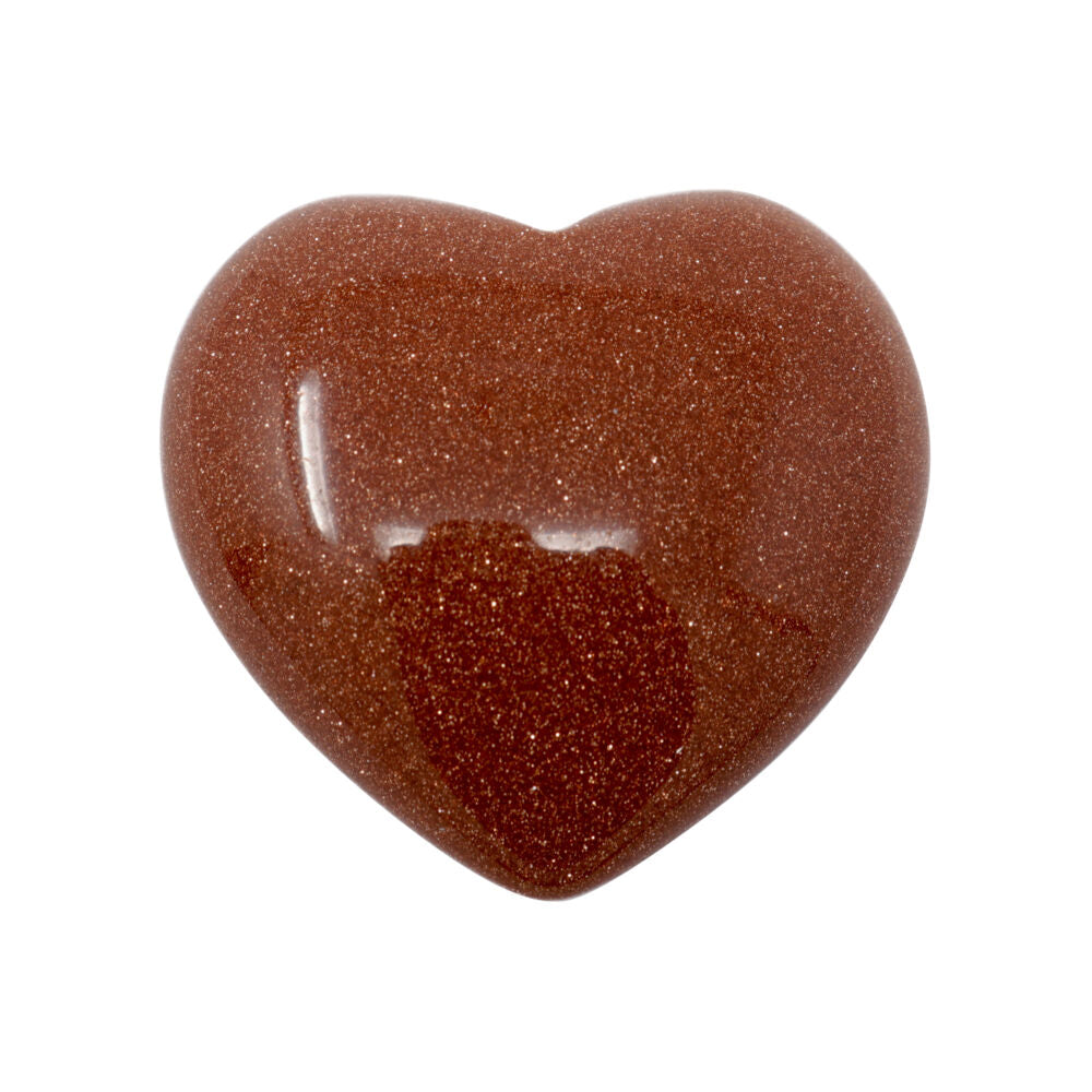 Goldstone Heart ($8) - Lighten Up Shop