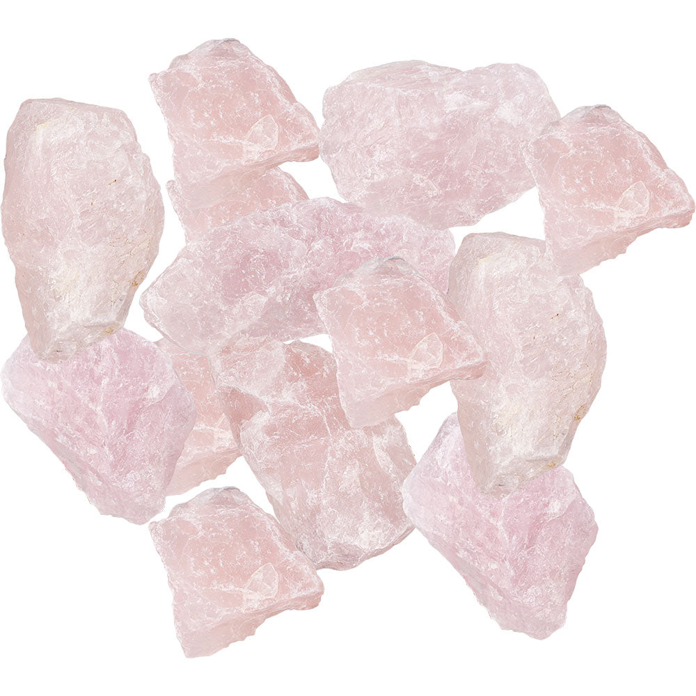 Rose Quartz Loose Raw (Per Piece) - Lighten Up Shop