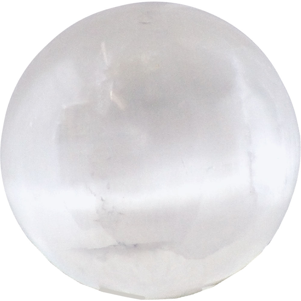 Selenite Sphere Mini 1-2"DI - Lighten Up Shop