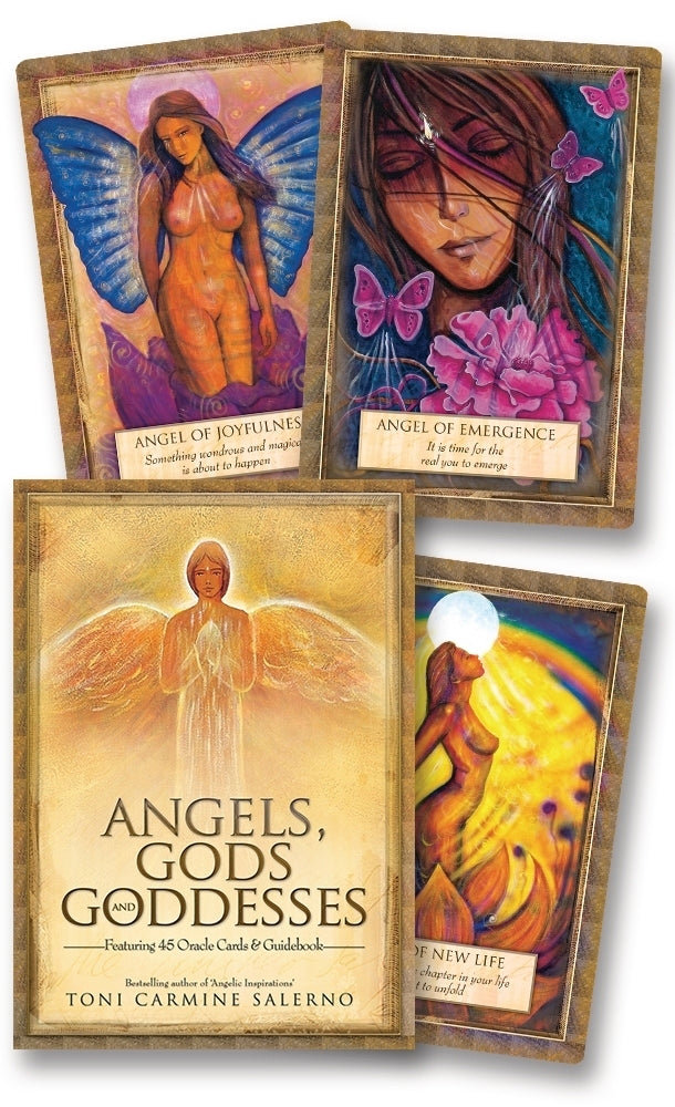 Angels, Gods and Goddesses Oracle Cards and Guidebook - Lighten Up Shop