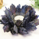 Aura Black Kyanite Candle Holder - Lighten Up Shop