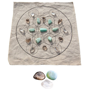 Metatrons Cube Healing Crystal Grid - Lighten Up Shop