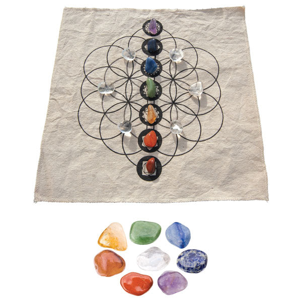 Seven Chakra Crystal Grid - Lighten Up Shop