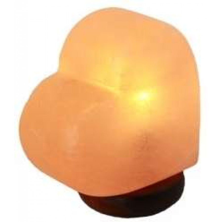 Heart Salt Rock Lamp - Lighten Up Shop