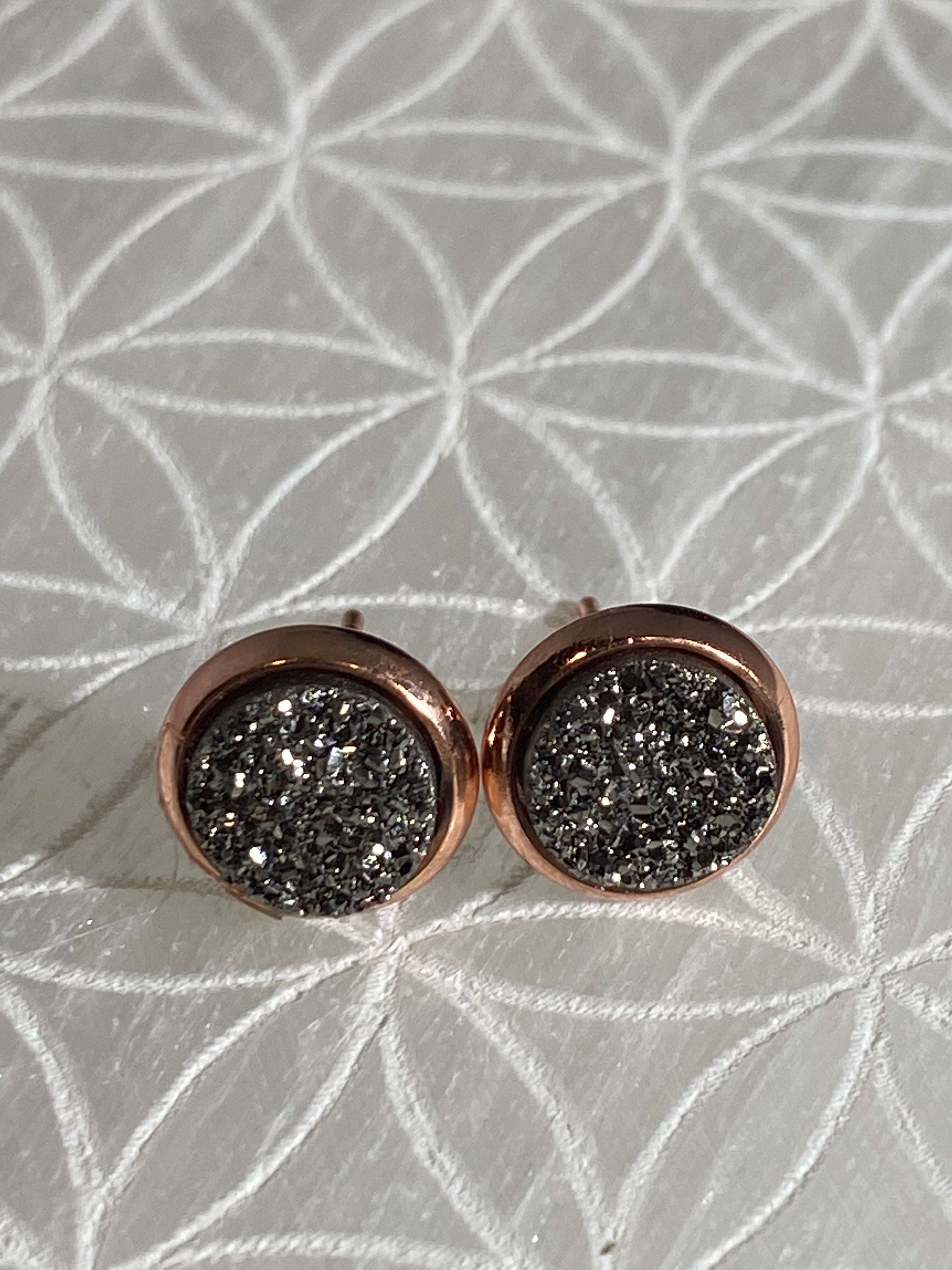 Druzy Styled Earrings - Lighten Up Shop