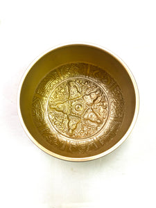 Gold Tibetan Singing bowl 4" - Lighten Up Shop