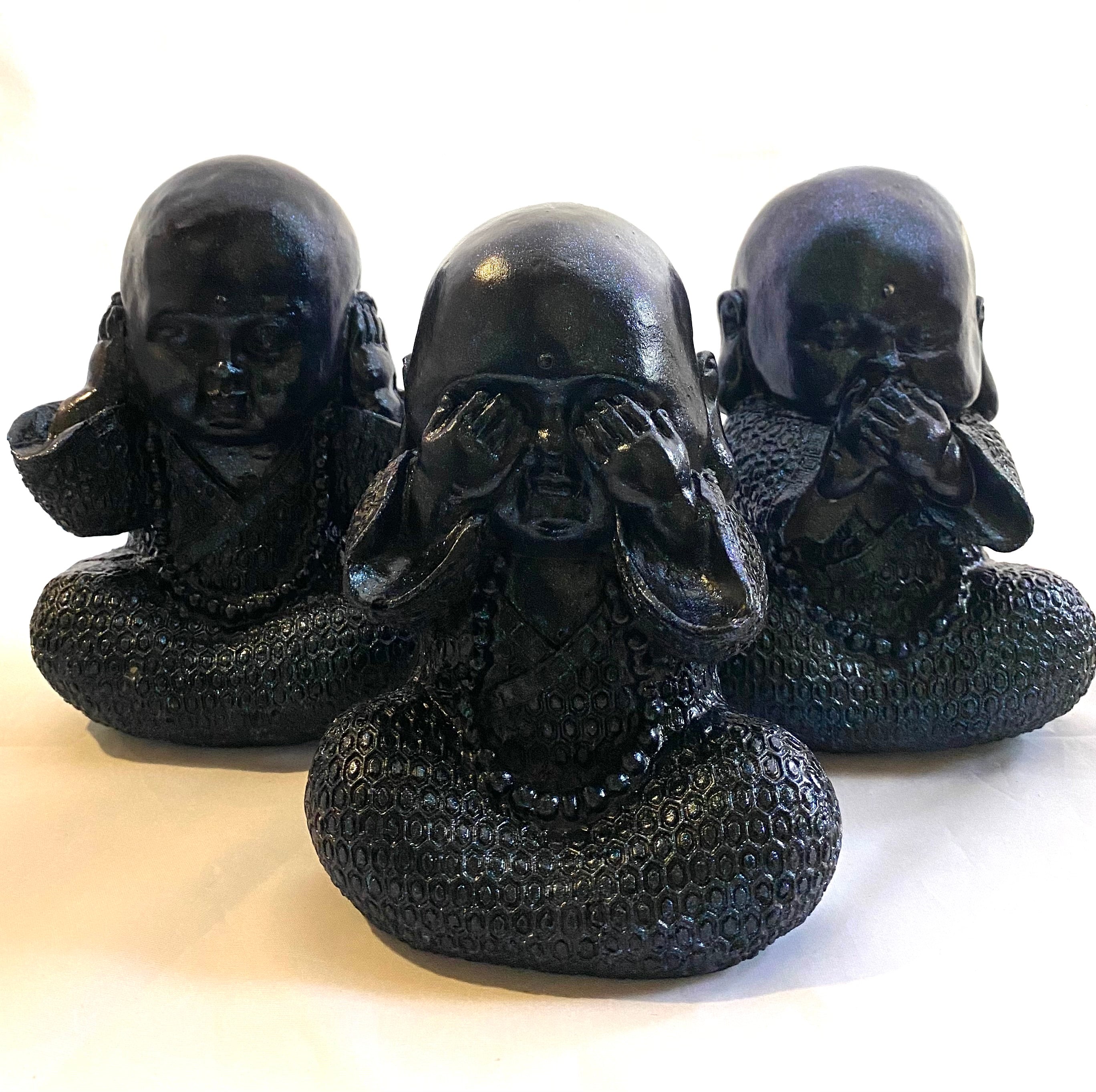 Hear See Speak No Evil Buddha Set - Lighten Up Shop