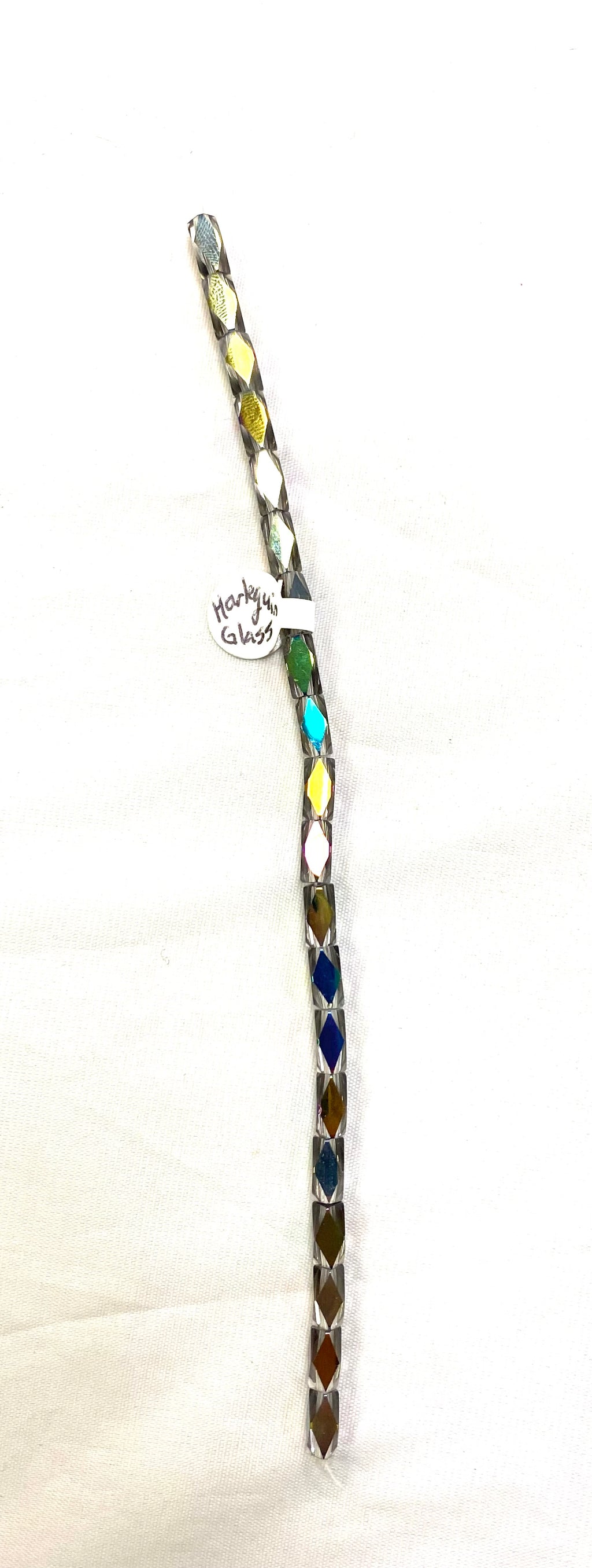 Harlequin Glass Bead Strand - Lighten Up Shop