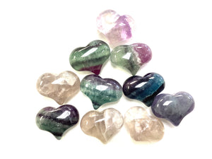 Fluorite Heart 1" (sold separately) - Lighten Up Shop