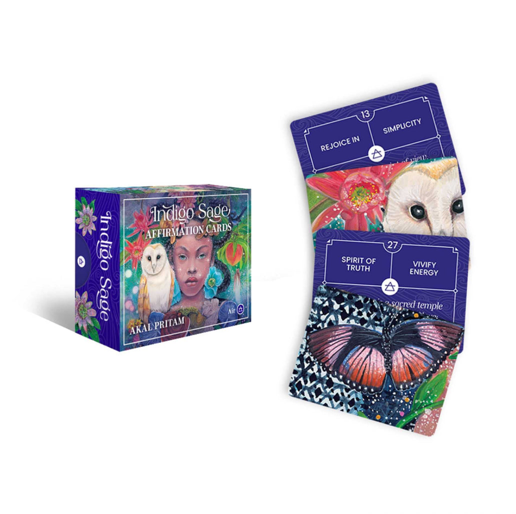 Indigo Sage Affirmation Cards - Lighten Up Shop