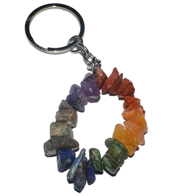 Gemstone Chakra Keychain - Lighten Up Shop