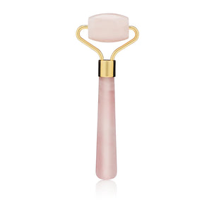 Facial Roller - Rose Quartz - Lighten Up Shop