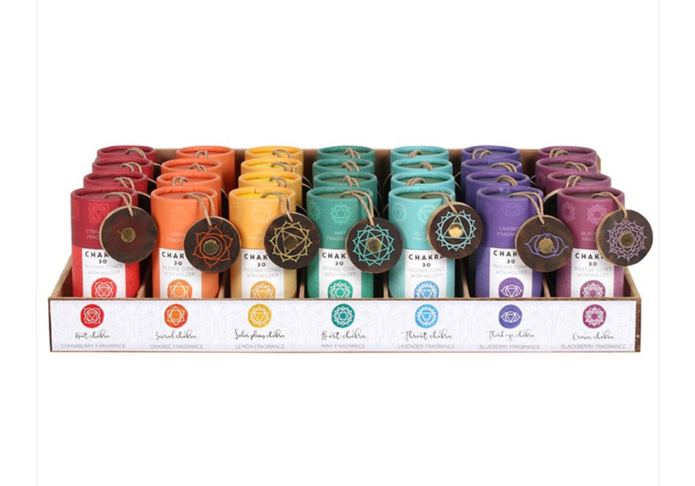 Chakra Incense Cones - Lighten Up Shop