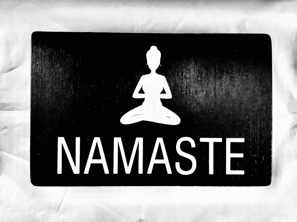 Nameste (Wooden Sign) - Lighten Up Shop