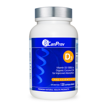 CanPrev Vitamin D3 2500IU 120 Softgels - Lighten Up Shop