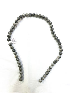 Black Crazy Lace Agate Bead Strand - Lighten Up Shop