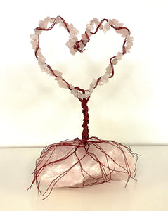 Rose Quartz Gem Tree - Lighten Up Shop