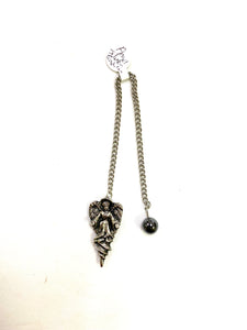 Angel Silver Pendulum - Lighten Up Shop