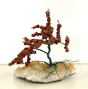 Goldstone and Citrine Gem Tree - Lighten Up Shop