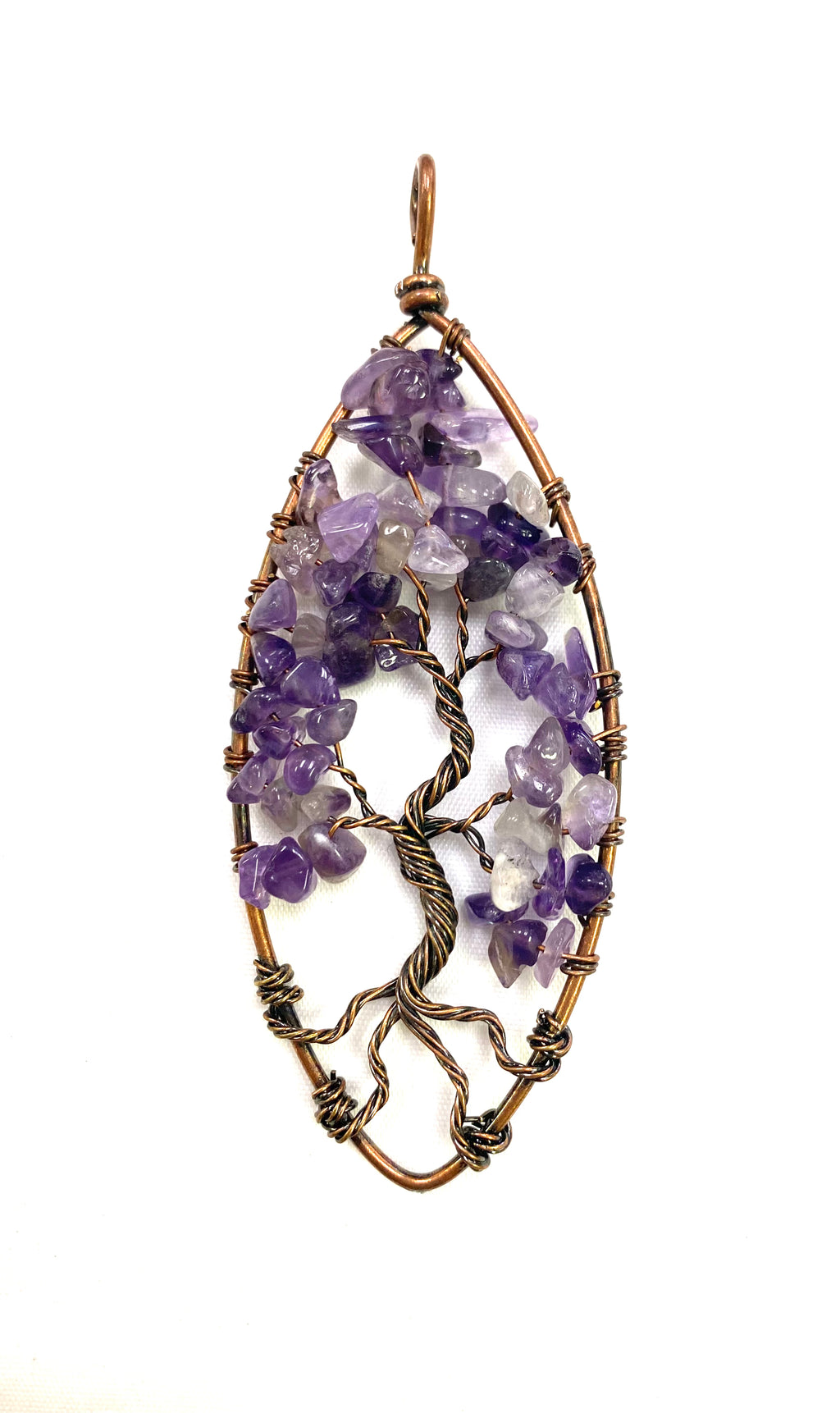 Amethyst Tree of Life Pendant - Lighten Up Shop