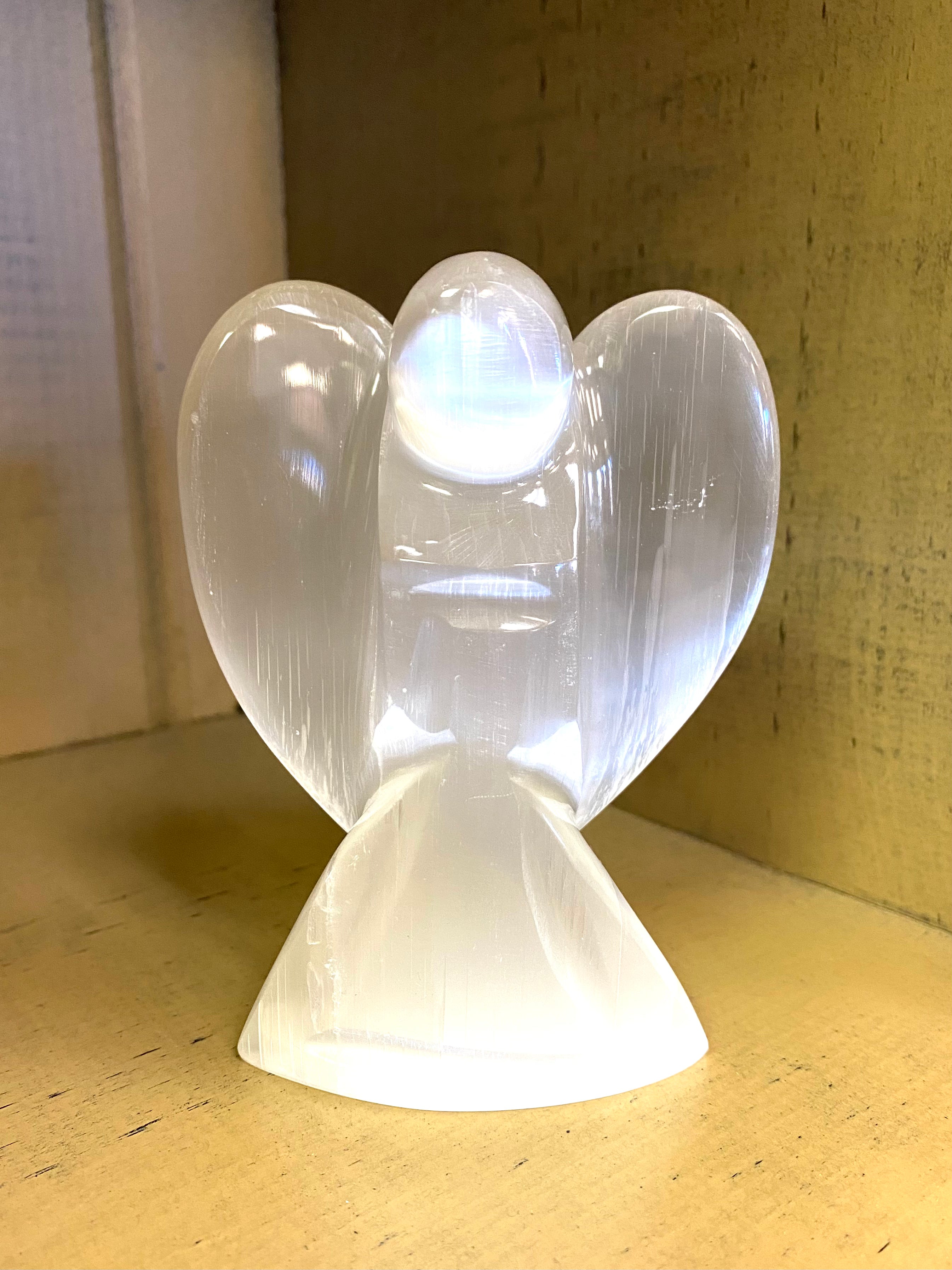 Selenite Angel - Lighten Up Shop