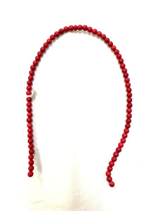 Red Magnesite Bead Strand - Lighten Up Shop