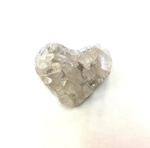 Quartz Cluster Points Heart - Lighten Up Shop