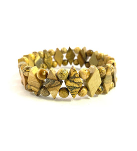 Picture Jasper Bracelet - Lighten Up Shop