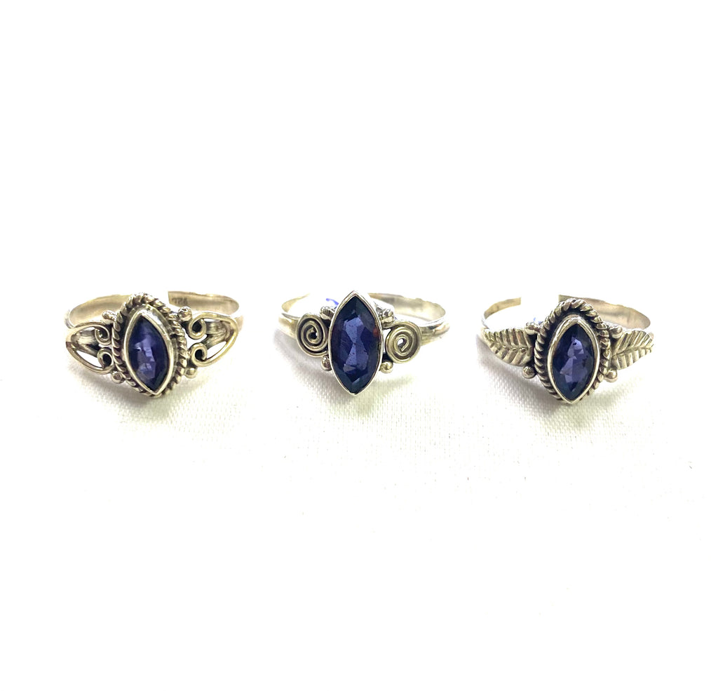 Iolite Ring Marquise (35) - Lighten Up Shop