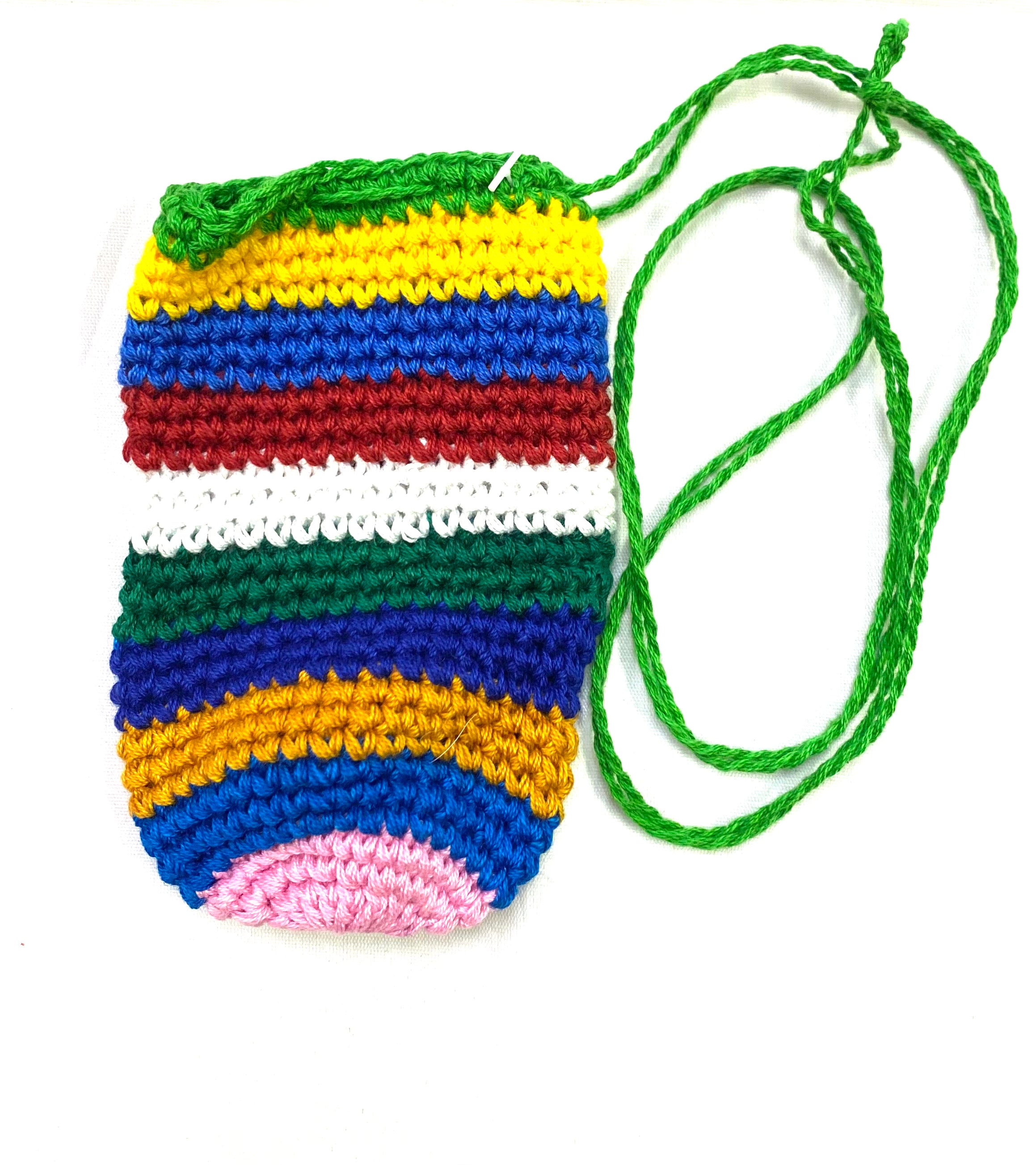 Woven Rainbow Gem Pouch - Lighten Up Shop