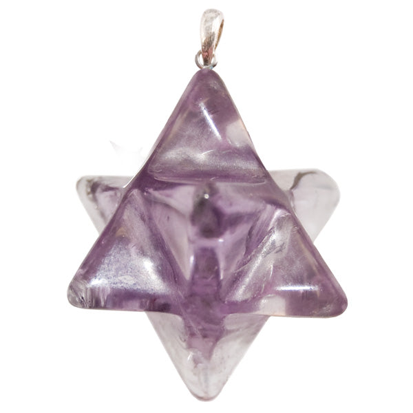 Amethyst Merkaba Pendant - Lighten Up Shop