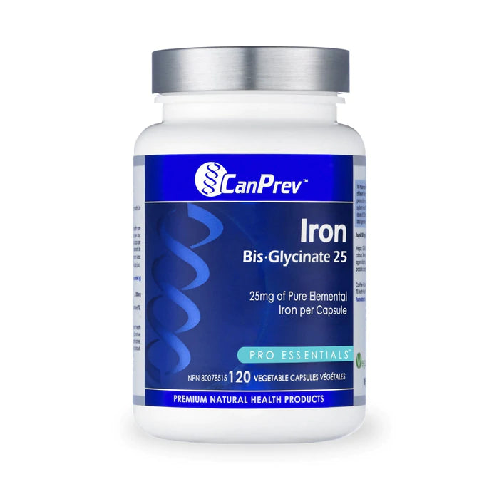 Iron Bis-Glycinate 25 - 120 capsules - Lighten Up Shop