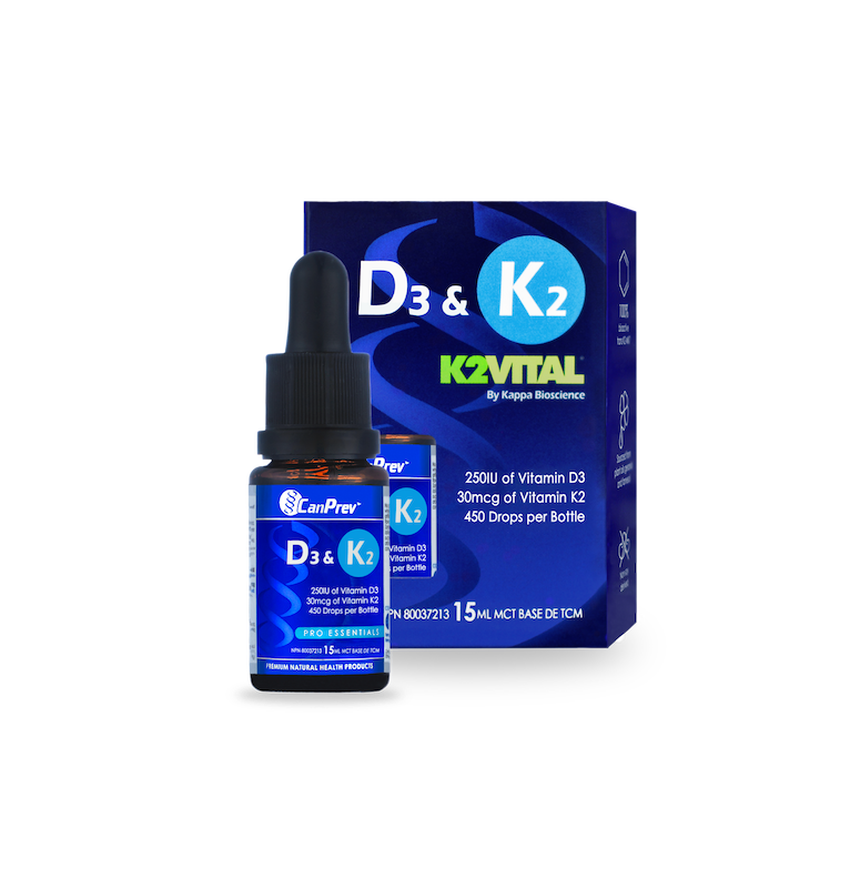 CanPrev D3 & K2 Drops 15ml - Lighten Up Shop